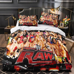 WWE Pattern Bedding Set Quilt Duvet Cover Without Filler (Online Order Only)
