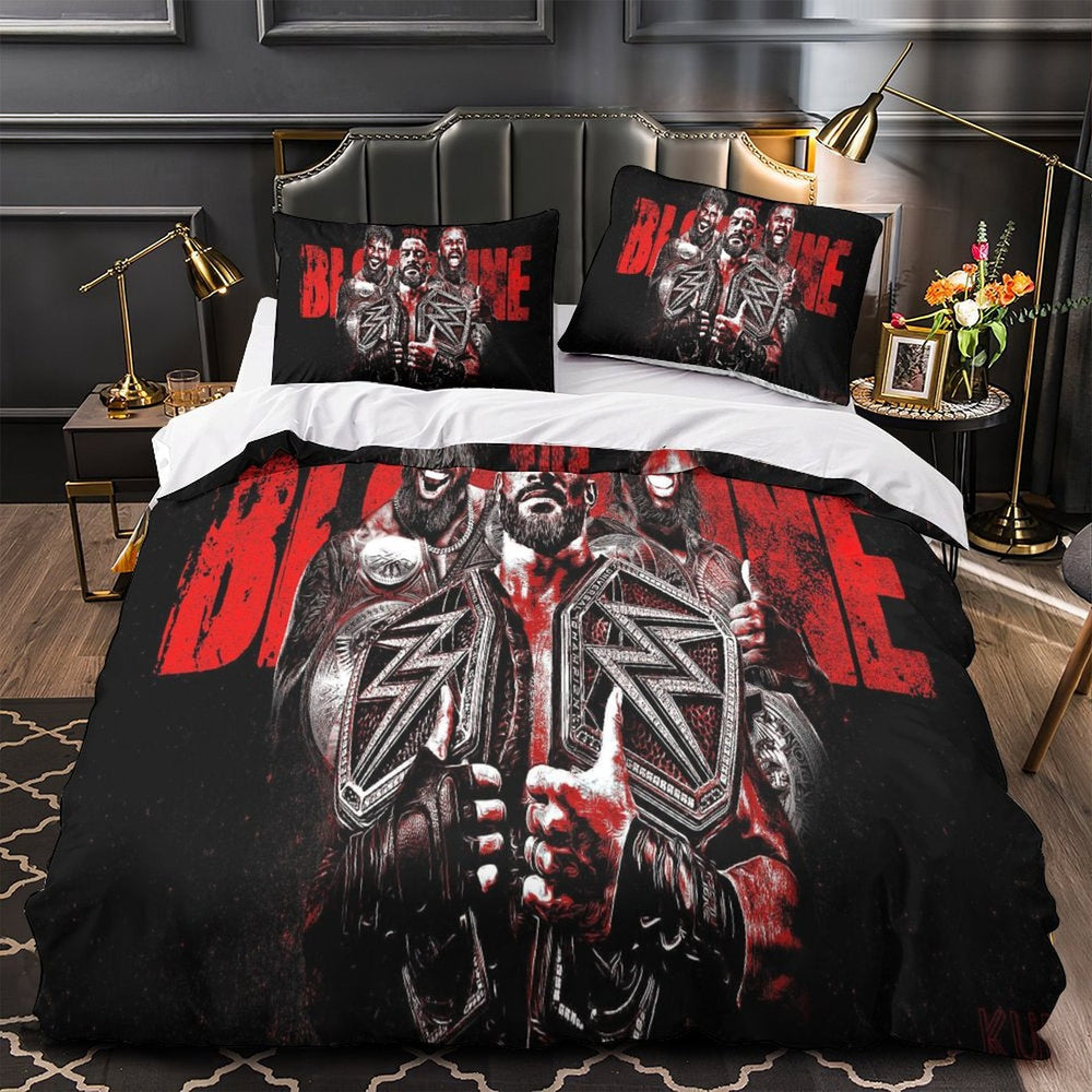 WWE Pattern Bedding Set Quilt Duvet Cover Without Filler (Online Order Only)