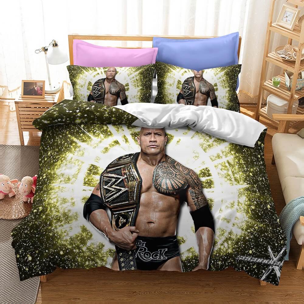 WWE RAW Cosplay Bedding Set Quilt Cover Without Filler (Online Order Only)