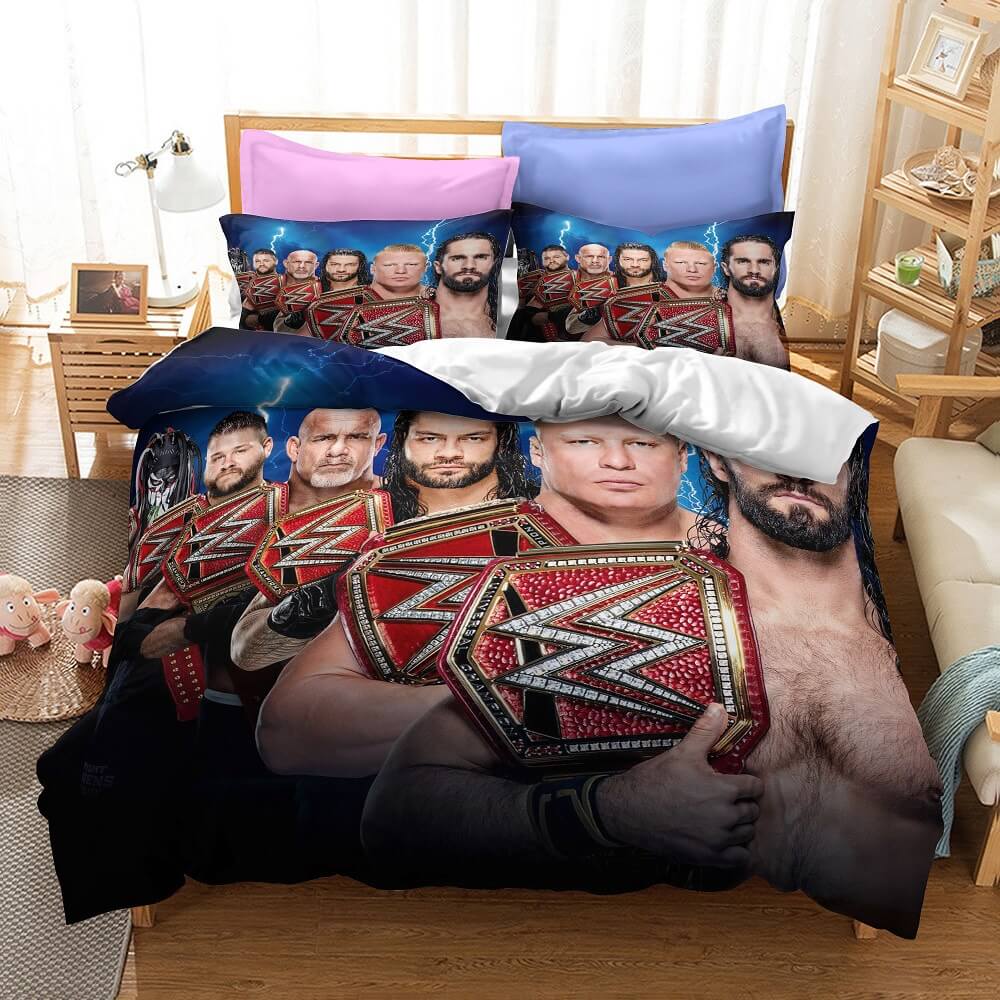 WWE RAW Cosplay Bedding Set Quilt Cover Without Filler (Online Order Only)