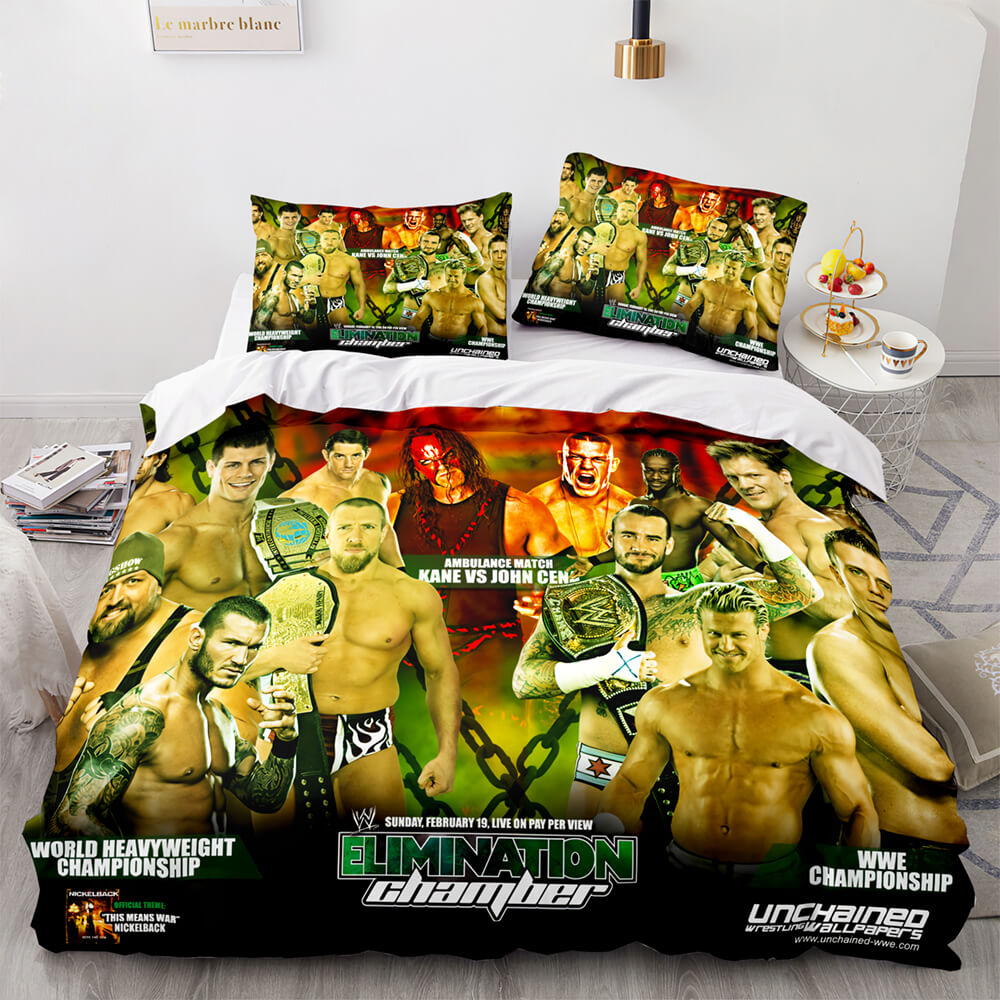 WWE RAW Cosplay Bedding Sets Soft Quilt Cover Without Filler (Online Order Only)