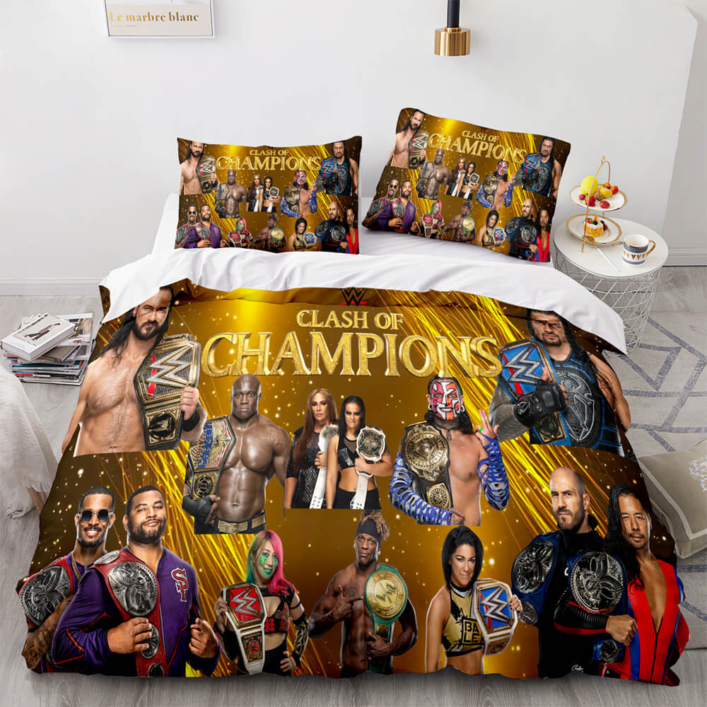 WWE RAW Cosplay Bedding Sets Soft Quilt Cover Without Filler (Online Order Only)
