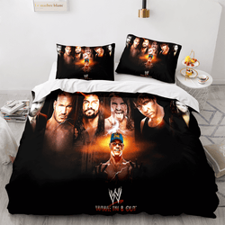 WWE RAW Pattern Bedding Sets Quilt Cover Without Filler (Online Order Only)