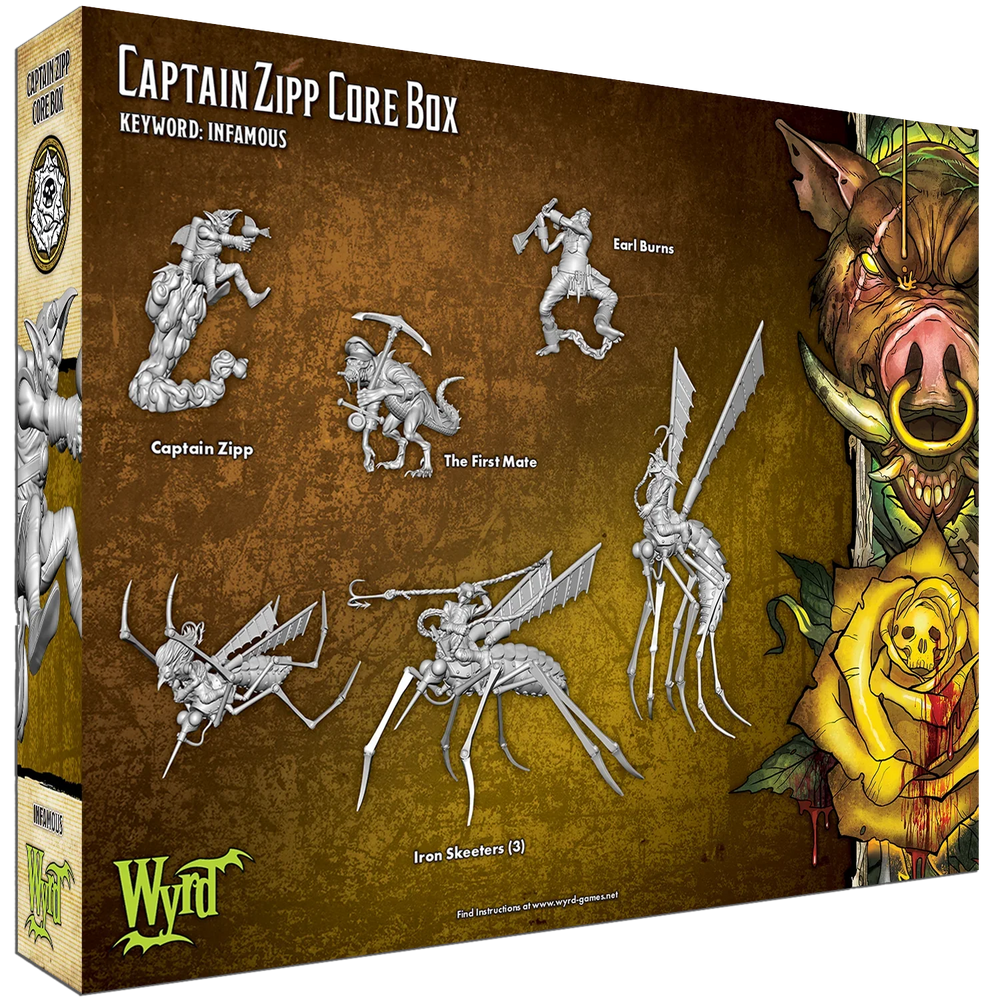 Malifaux Third Edition: Captain Zipp Core Box (ONLINE ORDER ONLY)