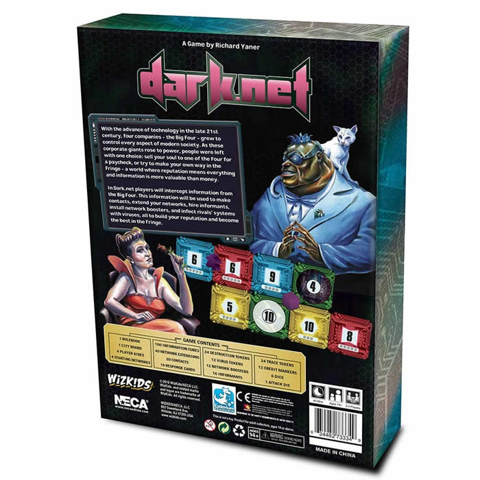 WZK73334 Dark Net Board Game WizKids (ONLINE ORDER ONLY)