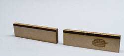 28mm Scale Two Wall Sections - 3" long each - 28MMDF572 (Online Order Only)