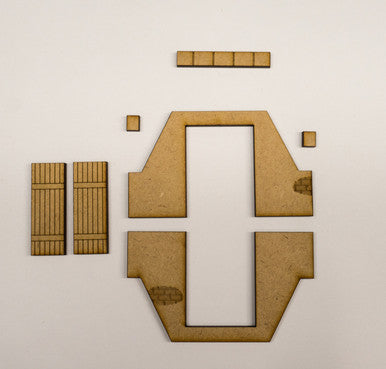 28mm Scale Gate Section - 3" long - 28MMDF573 (Online Order Only)