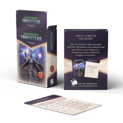 Wandering Monsters Deck: Dungeon (5E) (ONLINE ORDER ONLY)
