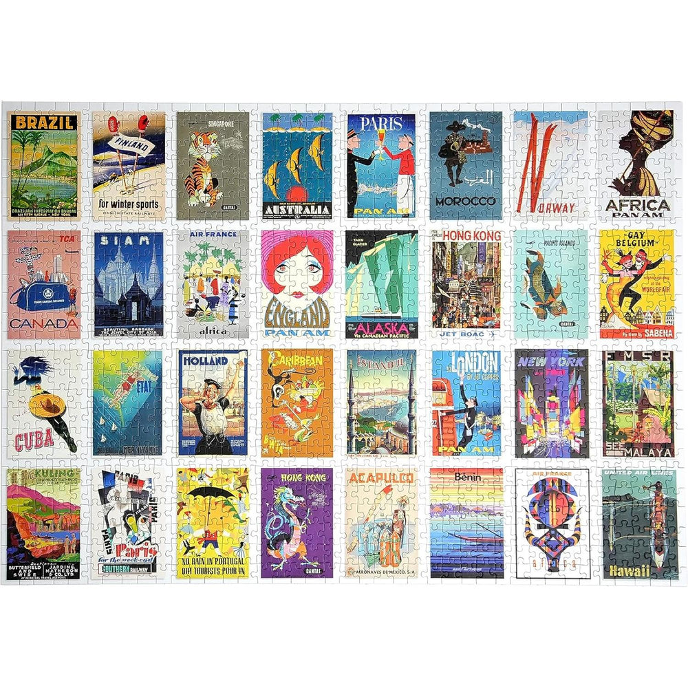 Wanderlust 1000 Piece Jigsaw Puzzle Happily (ONLINE ORDER ONLY)