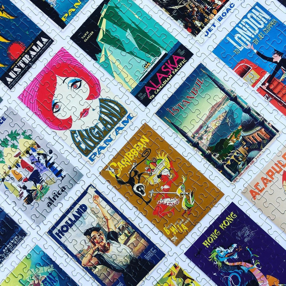 Wanderlust 1000 Piece Jigsaw Puzzle Happily (ONLINE ORDER ONLY)