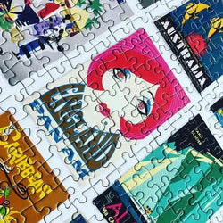 Wanderlust 1000 Piece Jigsaw Puzzle Happily (ONLINE ORDER ONLY)