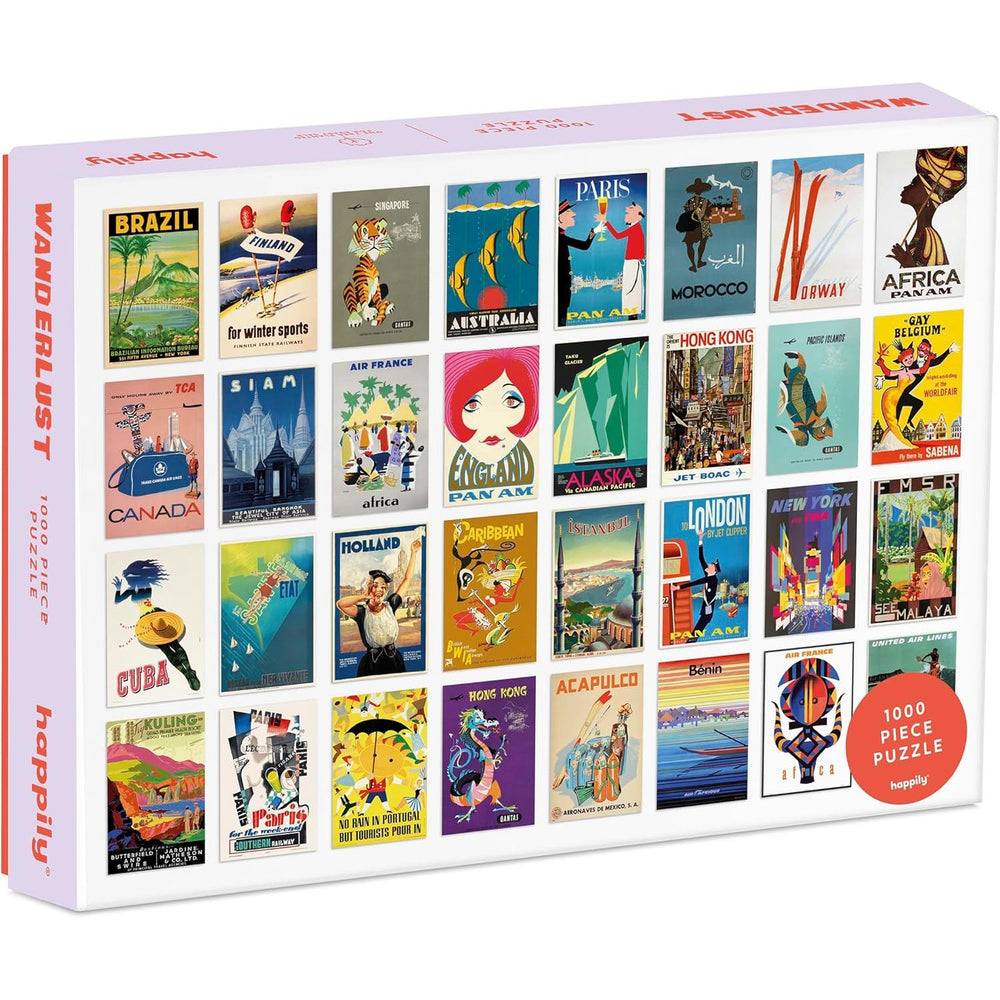 Wanderlust 1000 Piece Jigsaw Puzzle Happily (ONLINE ORDER ONLY)