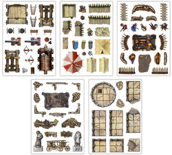 Battle Mats: Add On Scenery - War & Siege (ONLINE ORDER ONLY)