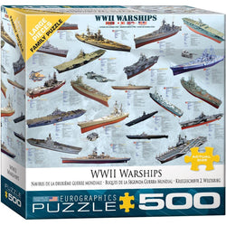 War World 2 Warships 500 Piece Jigsaw Puzzle Eurographics (ONLINE ORDER ONLY)