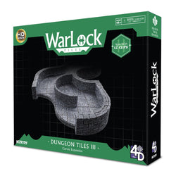 WarLock Tiles:  Dungeon Tiles III - Curves Expansion (ONLINE ORDER ONLY)