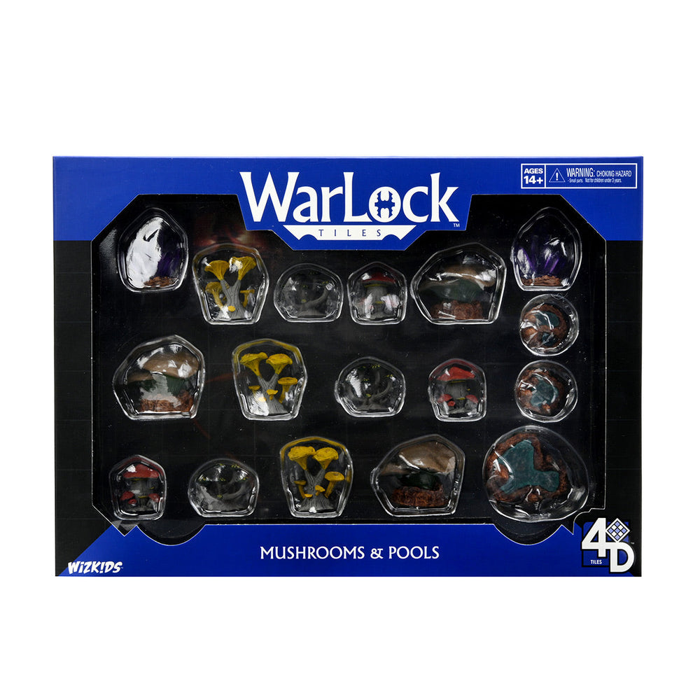 WarLock Tiles: Accessory - Mushrooms & Pools (ONLINE ORDER ONLY)
