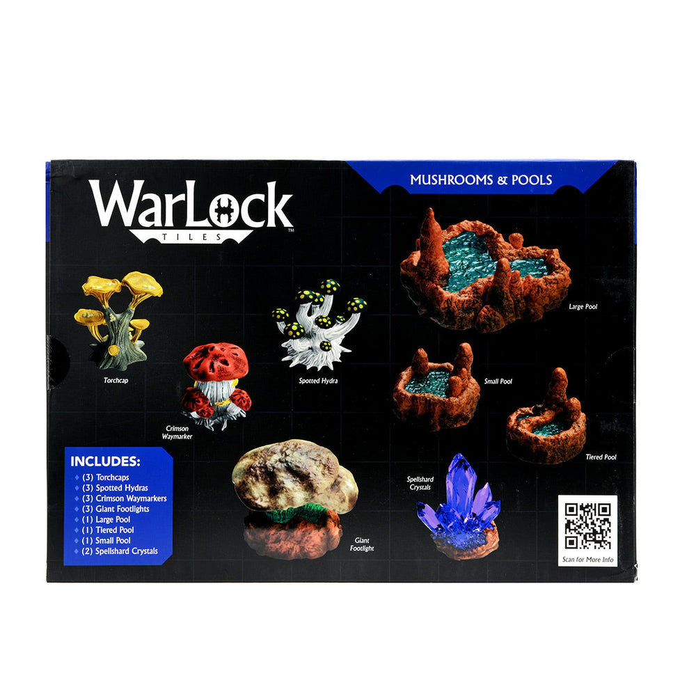 WarLock Tiles: Accessory - Mushrooms & Pools (ONLINE ORDER ONLY)