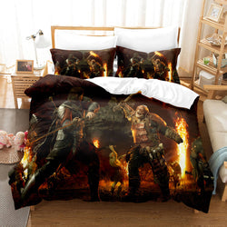 Warface War Front Cosplay 3 Piece Bedding Set Quilt Covers (Online Order Only)