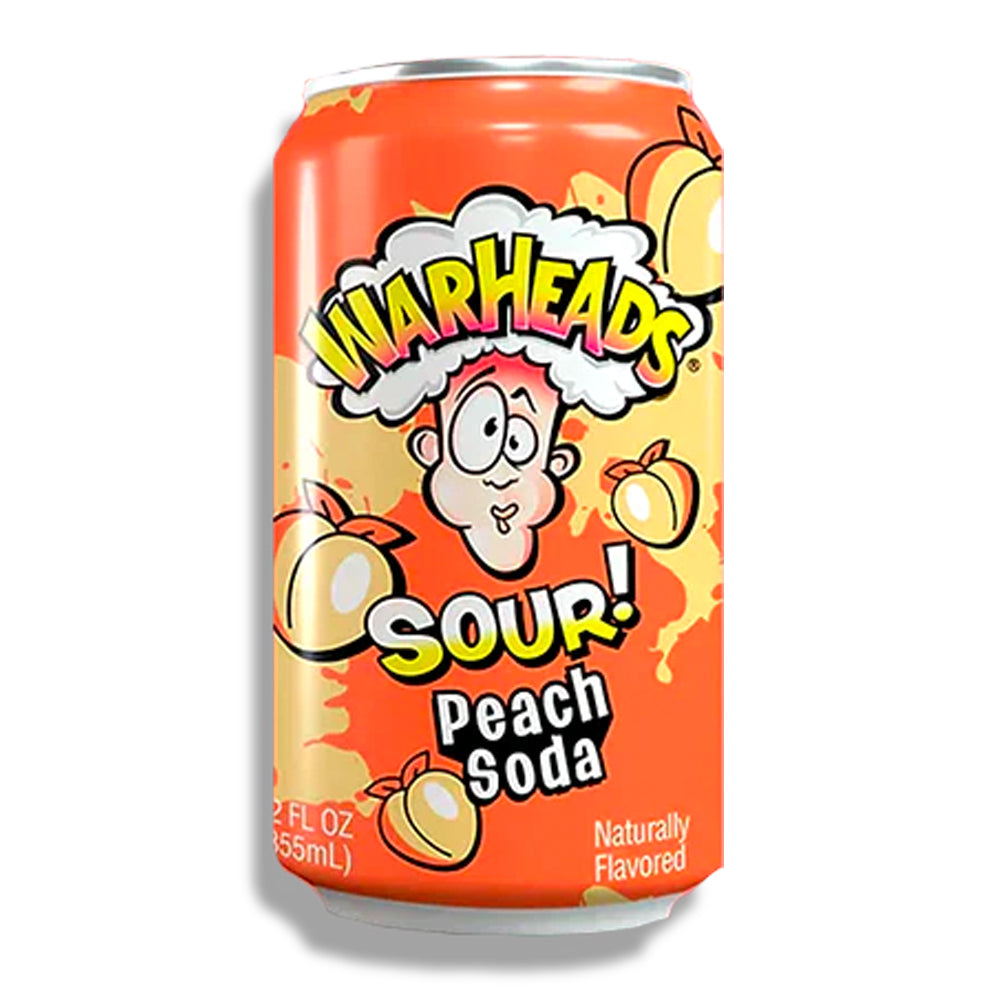 Warheads Sour Peach Soda (355ml) (ONLINE ORDER ONLY)