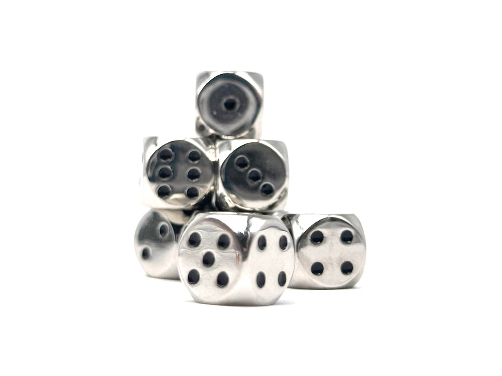 Warpips: Chainmail Silver - 10 - 12mm D6 (Online Only)
