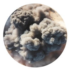 Double Sided Warzone Template - Gas and Smoke (ONLINE ORDER ONLY)