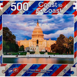 Washington DC Coast to Coast 500 Piece Jigsaw Puzzle Sure Lox (ONLINE ORDER ONLY)