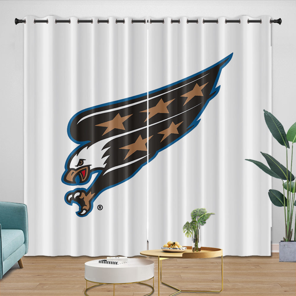 Washington Capitals Curtains Blackout Window Drapes Room Decoration (Online Order Only)