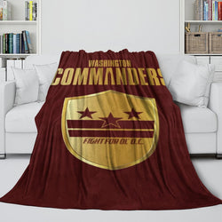 Washington Commanders Blanket Flannel Fleece Throw Room Decoration (Online Order Only)