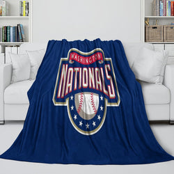 Washington Nationals Blanket Flannel Throw Room Decoration (Online Order Only)