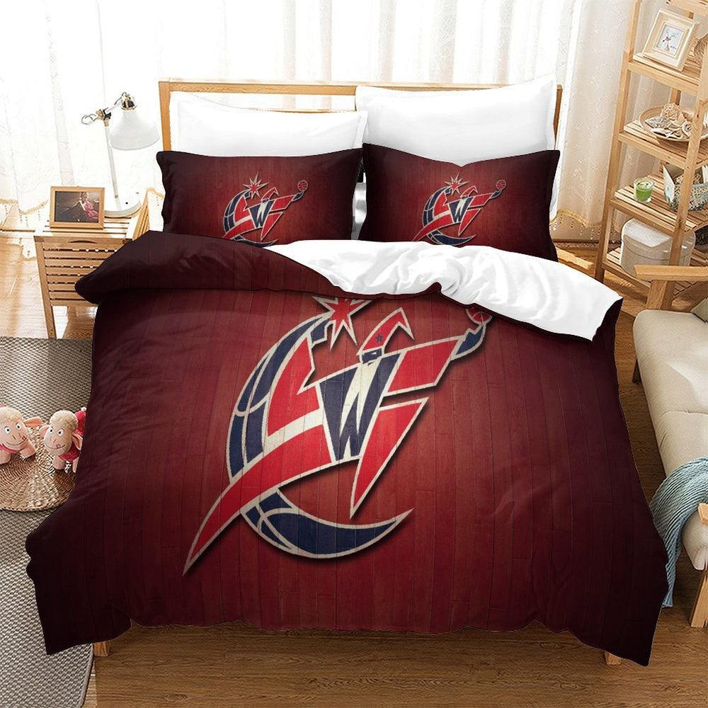 Washington Wizards Bedding Set Duvet Cover Without Filler (Online Order Only)