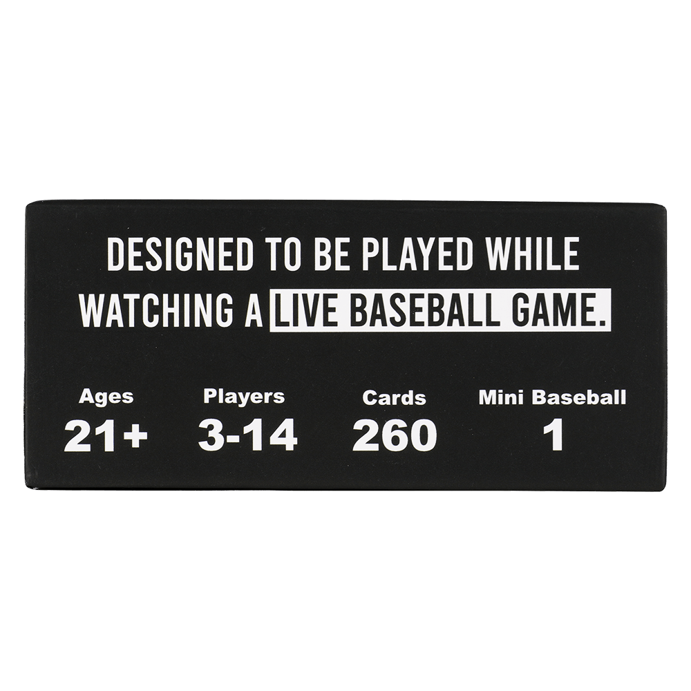 WATCH BASEBALL, GET DRUNK - The Live Baseball Drinking Game (Online Order Only)