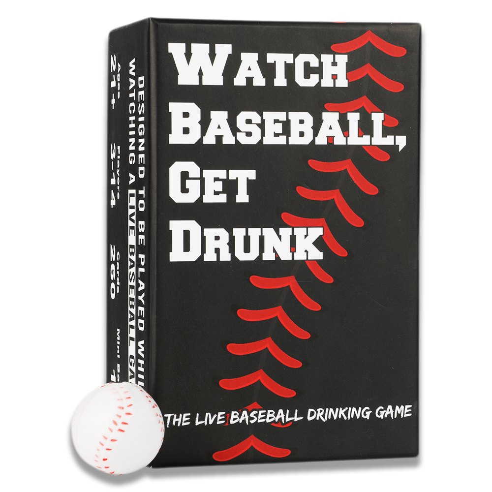 WATCH BASEBALL, GET DRUNK - The Live Baseball Drinking Game (Online Order Only)