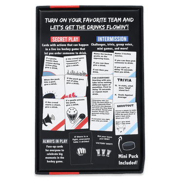 WATCH HOCKEY, GET DRUNK - The Live Hockey Drinking Game (Online Order Only)