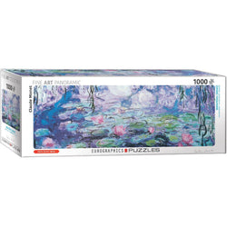 Water Lilies 1000 Piece Panoramic Jigsaw Puzzle Eurographics (ONLINE ORDER ONLY)