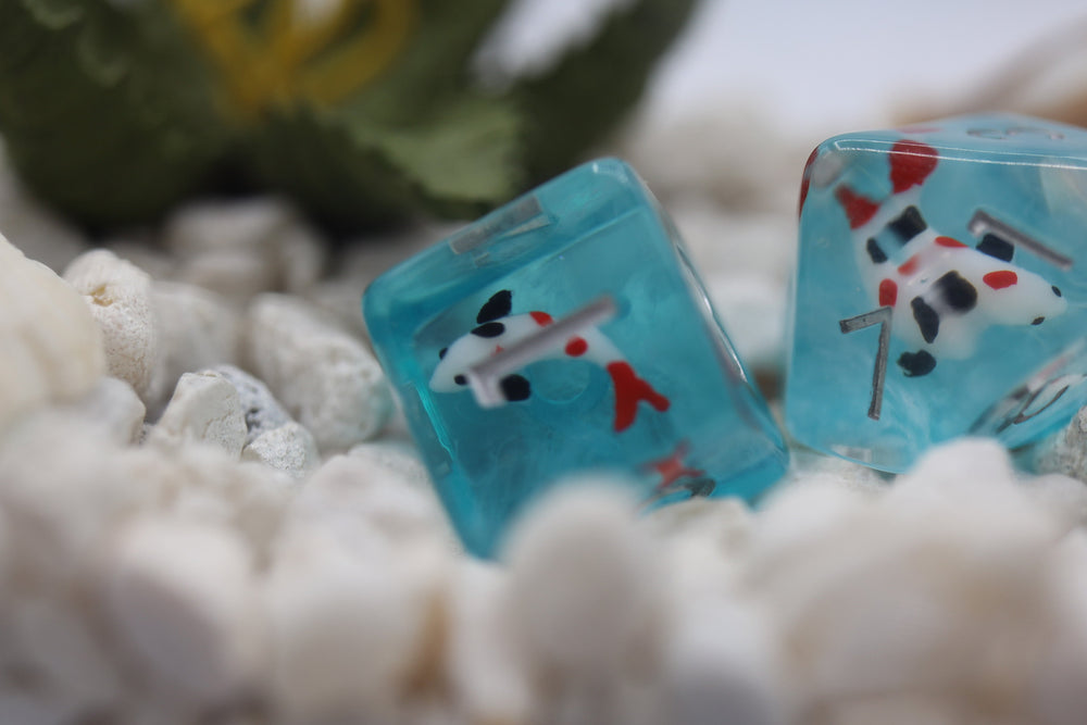Water Garden Koi RPG Dice Set (ONLINE ORDER ONLY)
