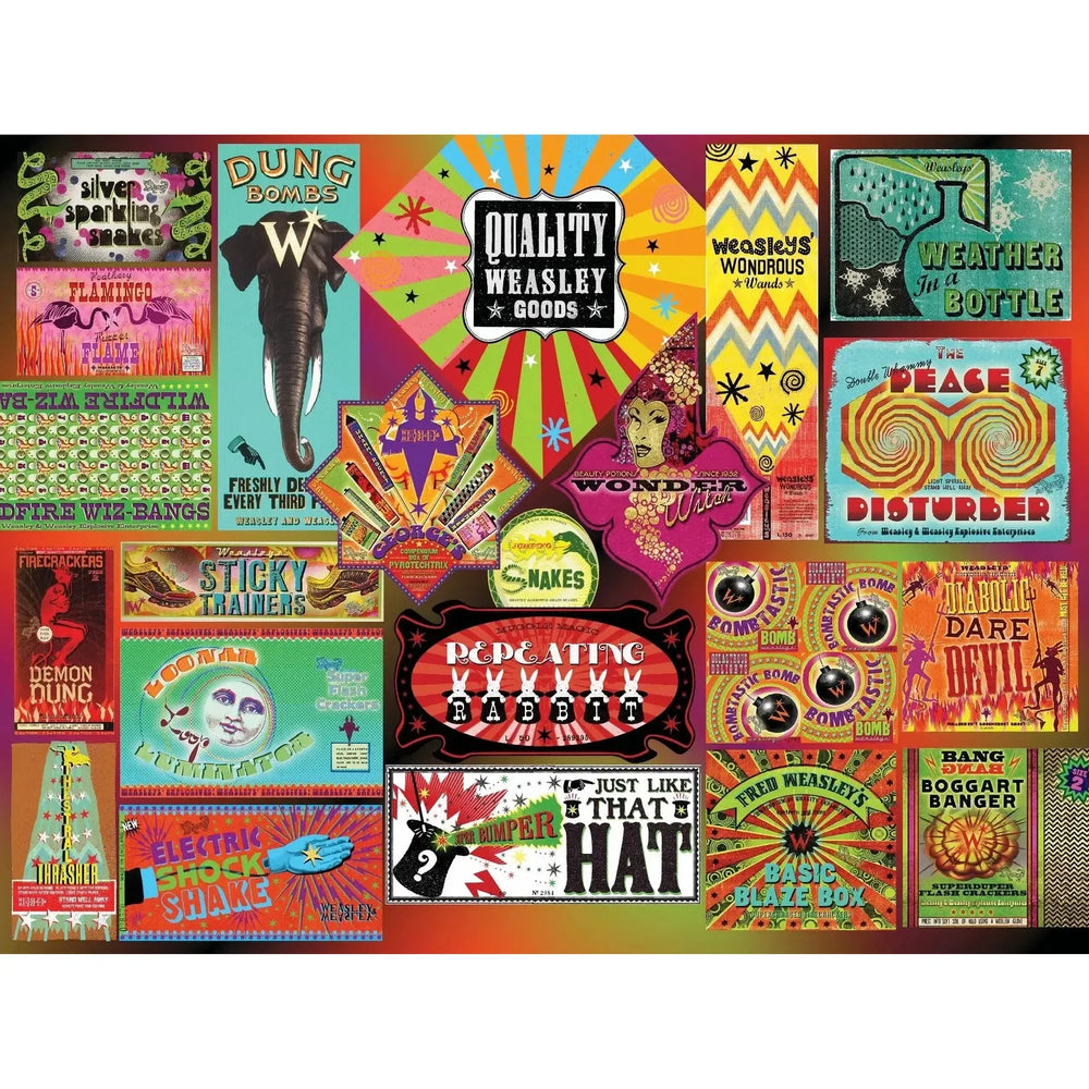 Weasleys' Wizard Wheezes Harry Potter 1000 Piece Jigsaw Puzzle NYPC (ONLINE ORDER ONLY)