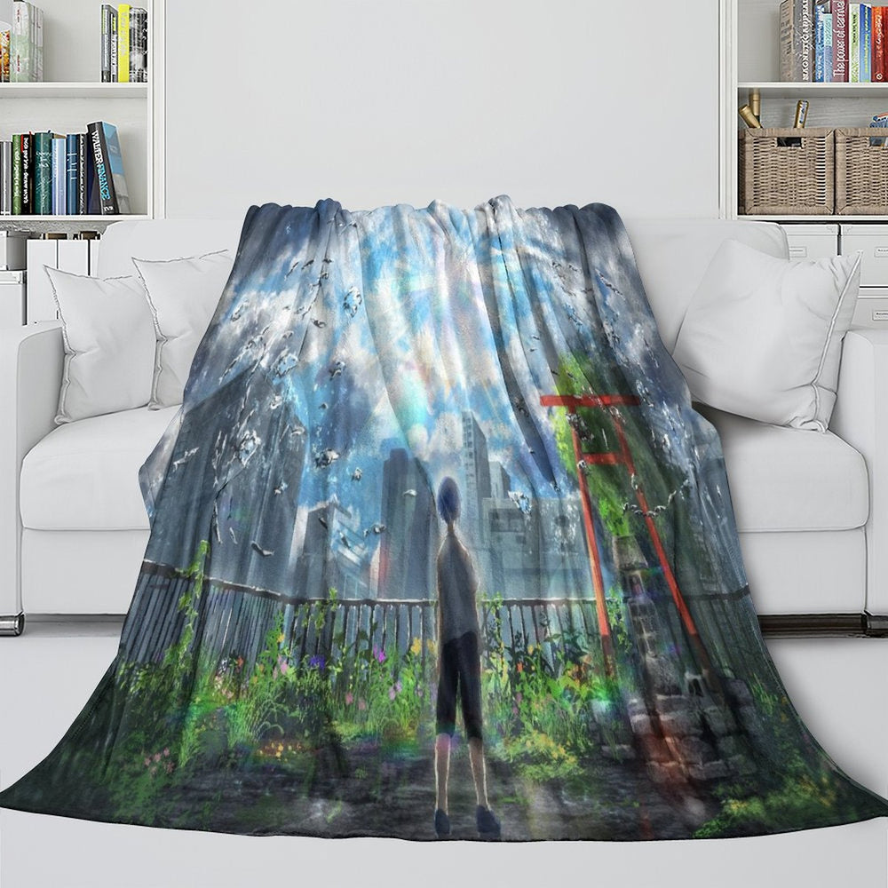 Weathering With You Blanket Flannel Throw Room Decoration (Online Order Only)