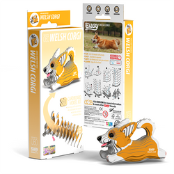 Welsh Corgi 3D Cardboard Model Kit Eugy (ONLINE ORDER ONLY)