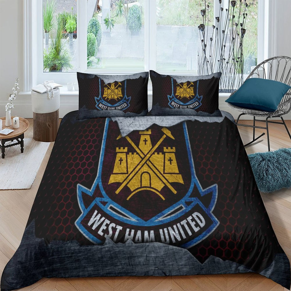 West Ham United Bedding Set Duvet Cover Without Filler (Online Order Only)