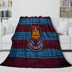 West Ham United Blanket Flannel Fleece Throw Room Decoration (Online Order Only)