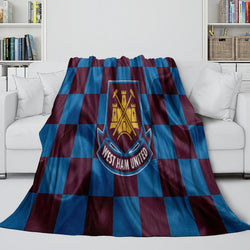 West Ham United Blanket Flannel Fleece Throw Room Decoration (Online Order Only)