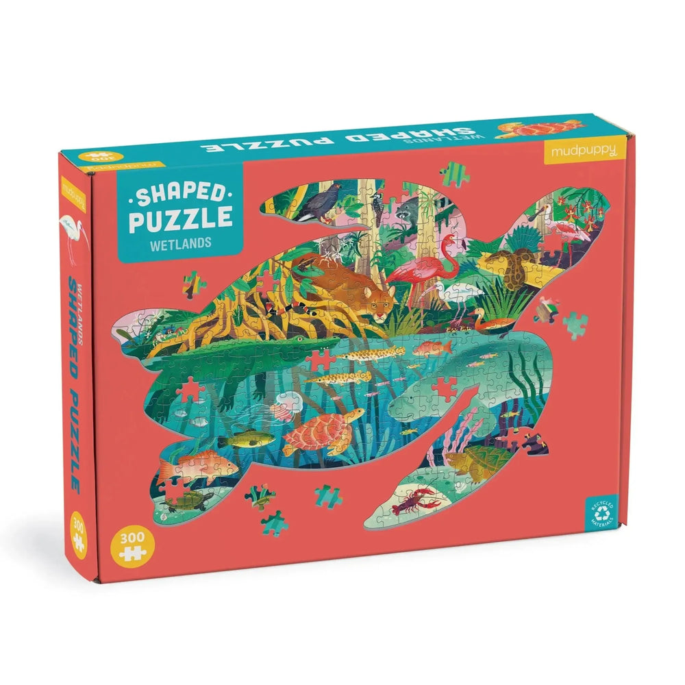 Wetlands 300 Piece Shaped Jigsaw Puzzle Mudpuppy (ONLINE ORDER ONLY)