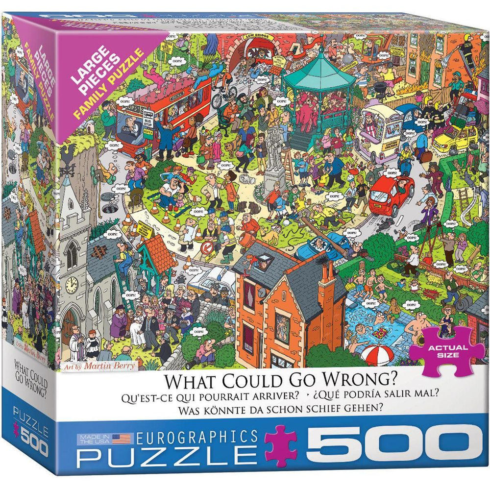 What Could Go Wrong? 500 Piece Jigsaw Puzzle Eurographics (ONLINE ORDER ONLY)