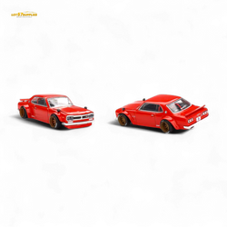 Kaido House Nissan Skyline 2000GT-R Red (KPGC10) Kaido Street V1 1:64 (ONLINE ORDER ONLY)