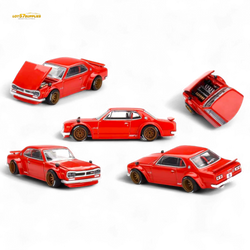 Kaido House Nissan Skyline 2000GT-R Red (KPGC10) Kaido Street V1 1:64 (ONLINE ORDER ONLY)