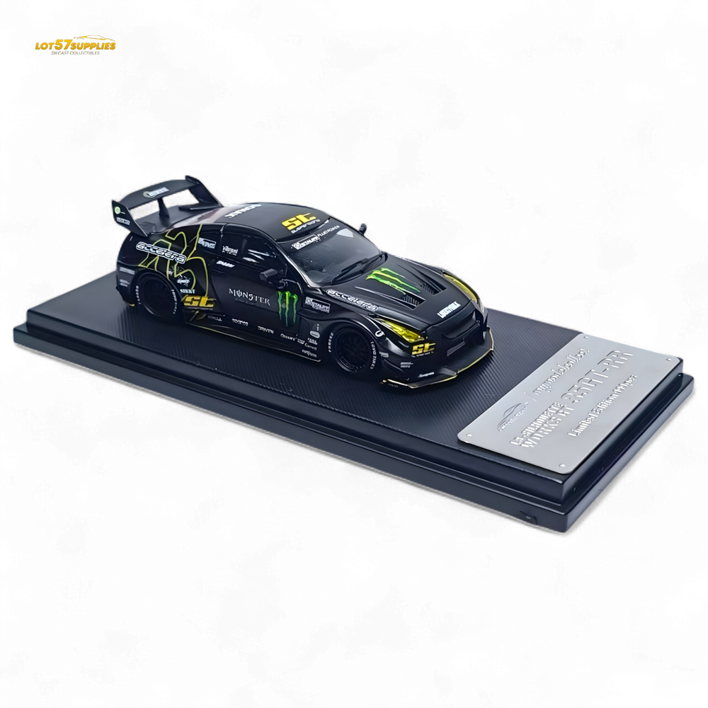 MC Skyline R35 GTR GT - Matte Black Monster 1:64 (ONLINE ORDER ONLY)