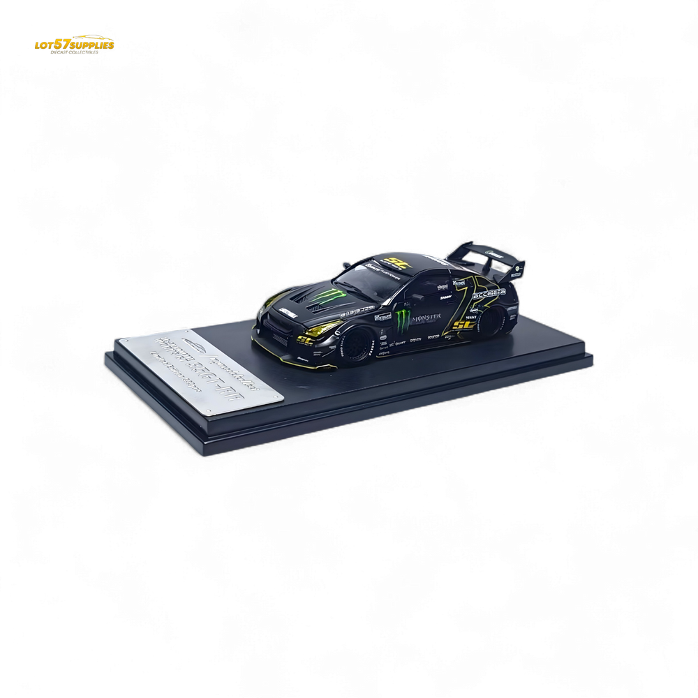 MC Skyline R35 GTR GT - Matte Black Monster 1:64 (ONLINE ORDER ONLY)
