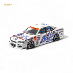 (Pre-Order) Mortal Skyline GTR ER34 BLITZ Dunlop - 2004 - 1:64 (Online Order Only)