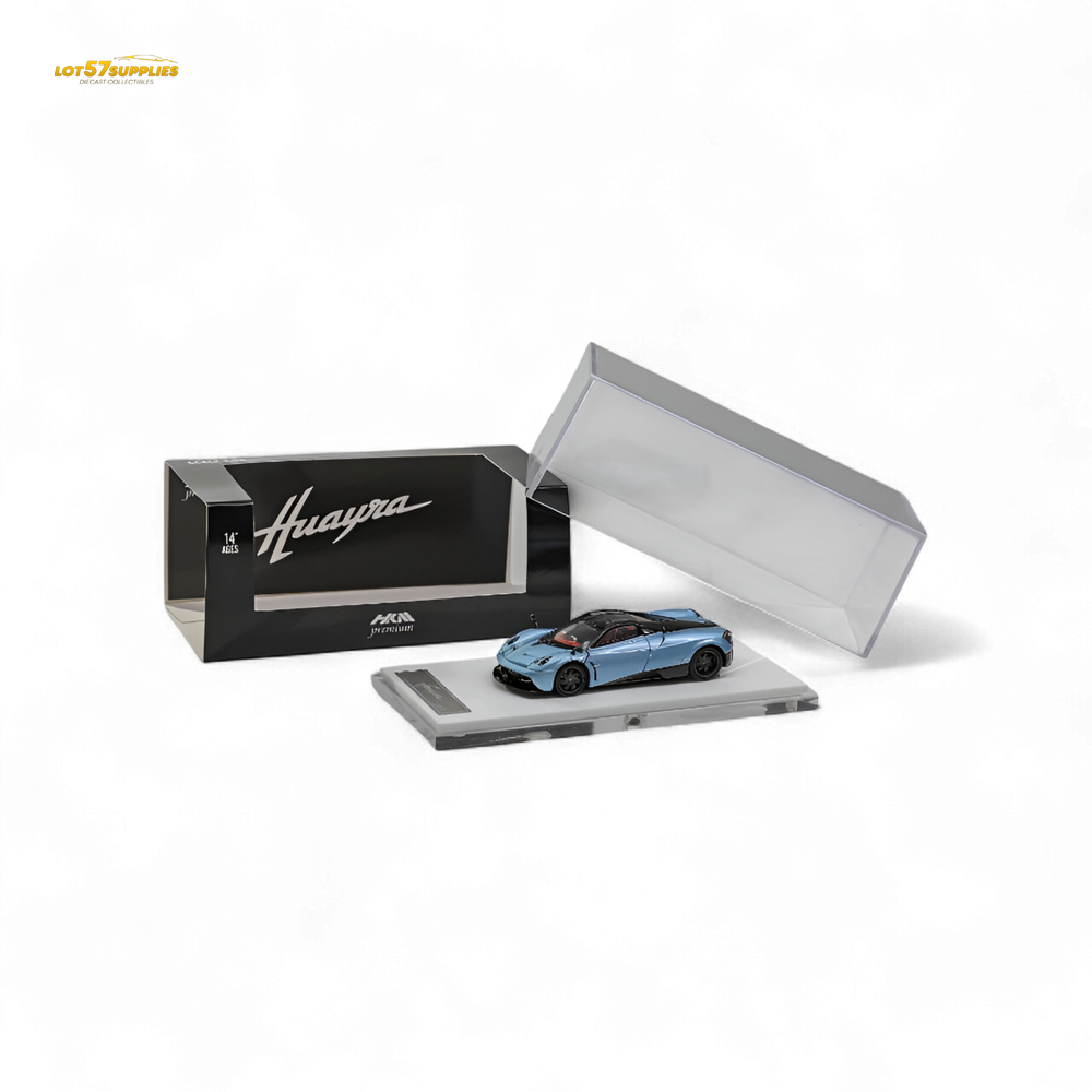 HKM PREMIUM Huayra Coupe 2014 - Ice Blue 1:64 (ONLINE ORDER ONLY)