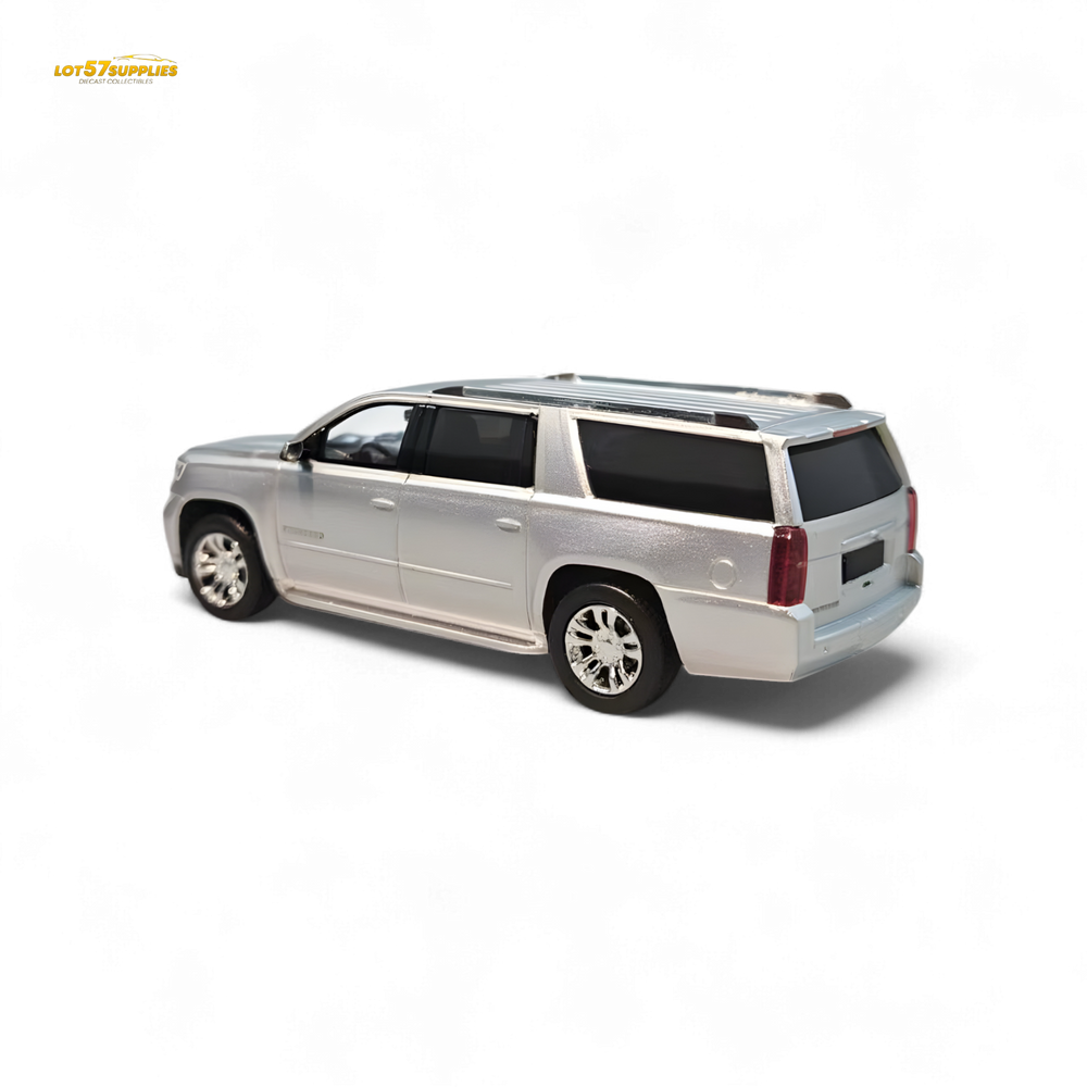 (Pre-Order) GOC Chevrolet Suburban 2015 - Silver 1:64 (Online Order Only)